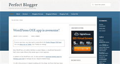 Desktop Screenshot of perfectblogger.com